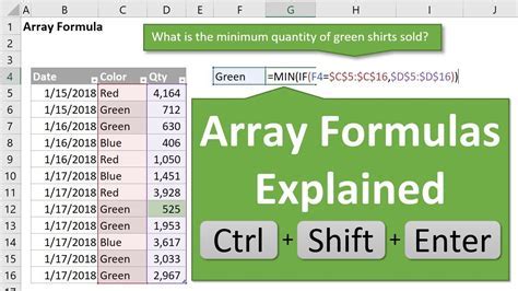 How To Remove Array In Excel Formula