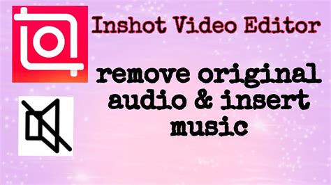 How To Remove Audio From Video Using Inshot