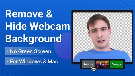 How To Remove Background From cam Without Green Screen