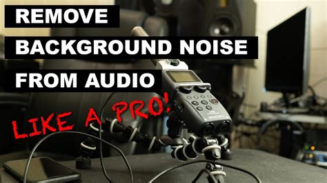 how to remove background noise from audio logic pro x