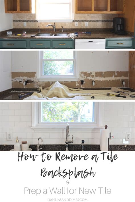 How To Remove Backsplash Tile From Wall