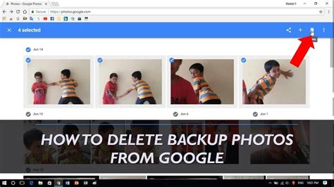 how to remove backup email from google photos