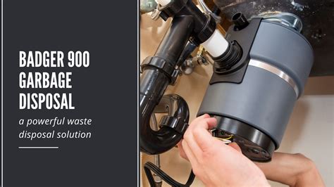 How To Remove Badger Garbage Disposal
