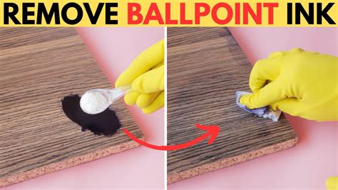 How To Remove Ballpoint Ink From Table