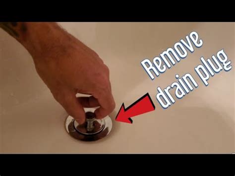 How To Remove Bath Plug To Clean