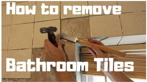 How To Remove Bathroom Tile From Wall