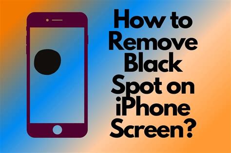 how to remove black and white screen in iphone