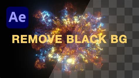 Effortlessly Remove Black Background in After Effects - A Comprehensive Guide