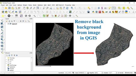 How To Remove Black Background In Qgis
