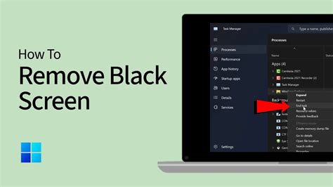 How To Remove Black Screen Windows 10