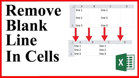 how to remove blank lines in excel shortcut