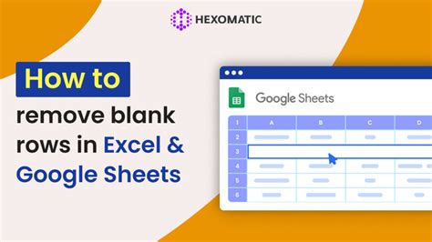 How To Remove Blank Rows In Google Excel