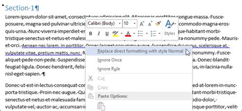 how to remove blue underline in word