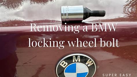How To Remove Bmw Locking Wheel Nut