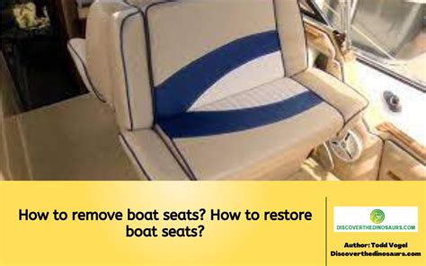 How To Remove Boat Seats