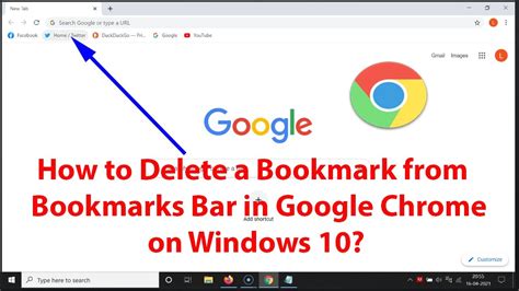 how to remove bookmarks from chrome toolbar
