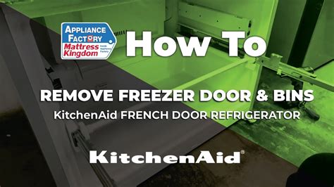 How To Remove Bottom Freezer Drawer Kitchenaid