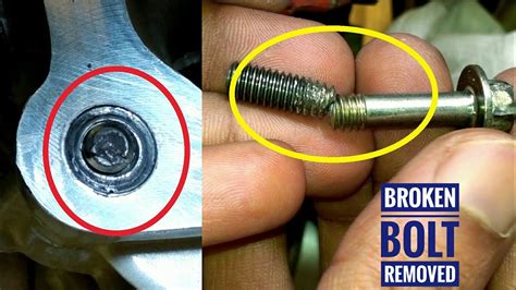 How To Remove Broken Bolt Without Drill