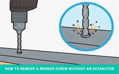 how to remove broken screw from wall without extractor
