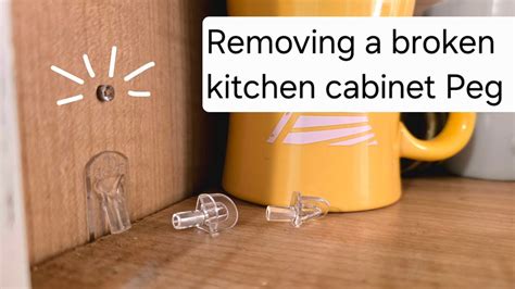 How To Remove Broken Shelf Peg