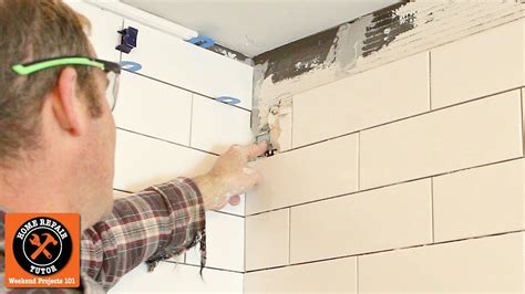 How To Remove Broken Tile From Shower Wall