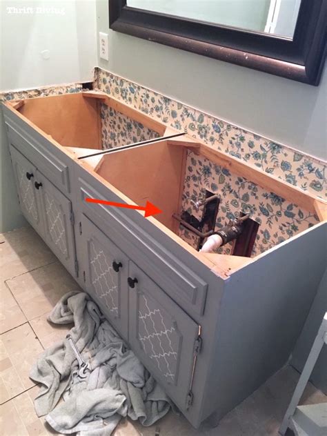How To Remove Built In Vanity