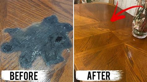 How To Remove Burn Stain From Table