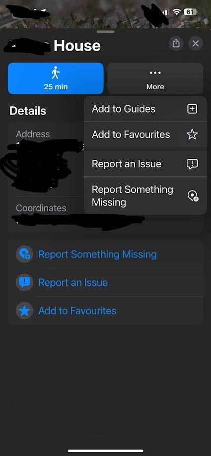 how to remove business address from apple maps