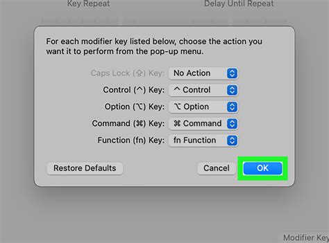 how to remove caps lock indicator on mac