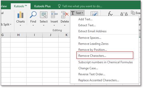how to remove certain characters from cell in excel