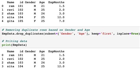 how to remove certain rows from a dataframe in python
