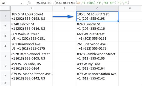 how to remove certain words in google sheets