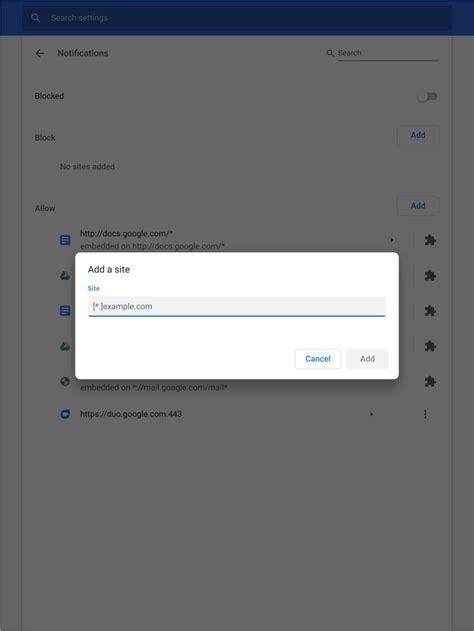 how to remove chrome notifications on android