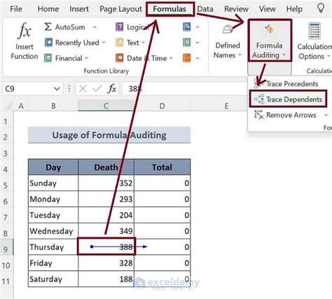 how to remove circular reference error in excel