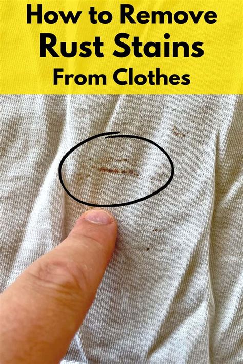 how to remove cloth rust