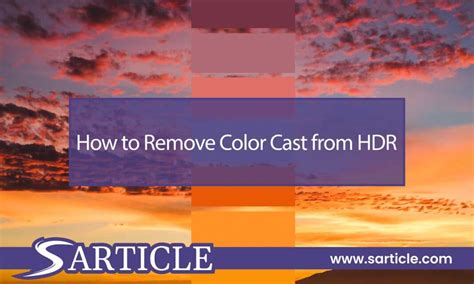 Tutorial How To Remove A Color Cast From Any Image