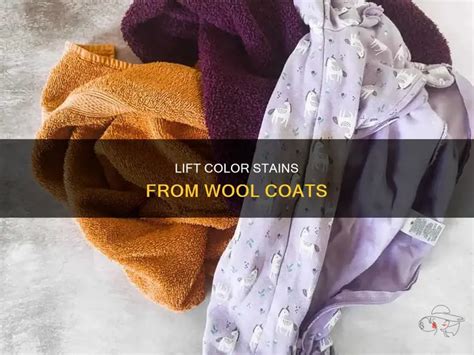 How To Remove Colour Run From Wool