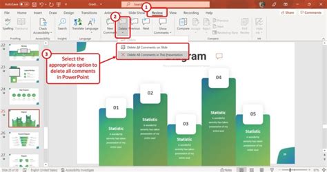 how to remove comments from powerpoint slides