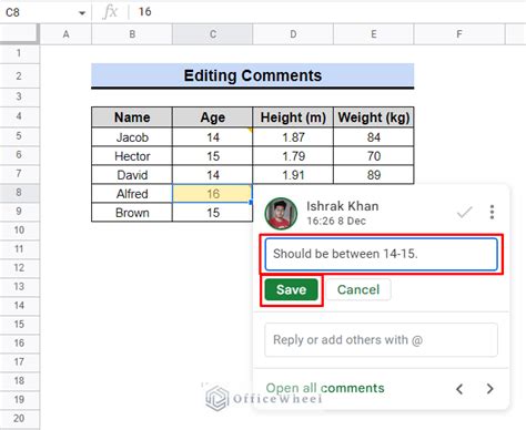 how to remove comments in google sheets