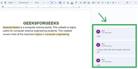 how to remove comments on google docs