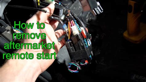 how to remove compustar remote start