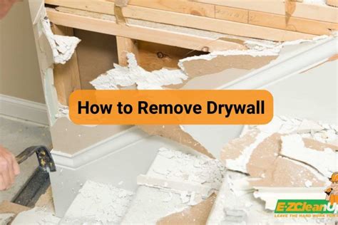 How To Remove Concrete From Drywall