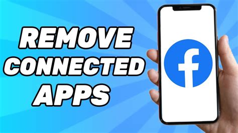 how to remove connected apps on fb