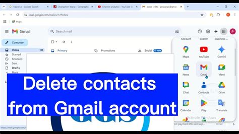 how to remove contacts from a gmail account