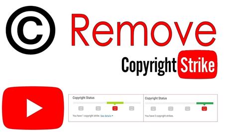 how to remove copyright strike on youtube