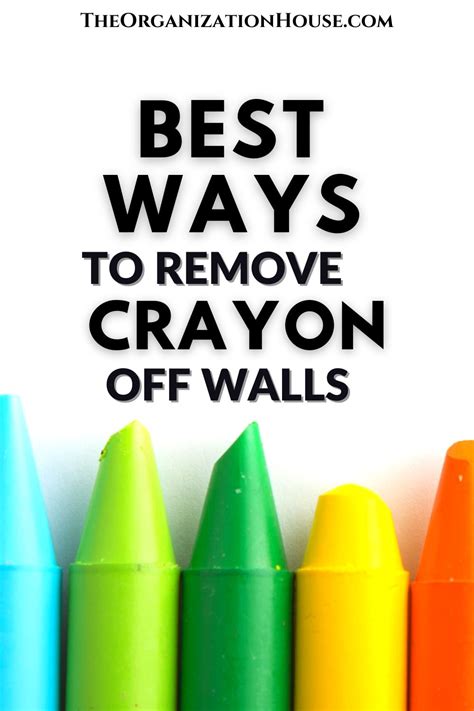 How To Remove Crayon In The Wall