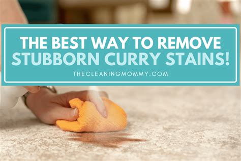How To Remove Curry Stain From Counter