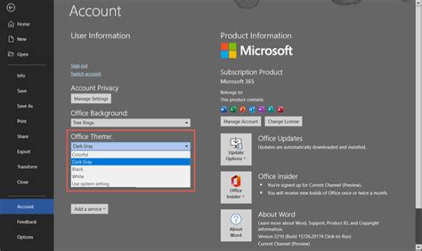 How To Remove Dark Theme From Word