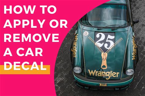 How To Remove Decals And Reuse Them