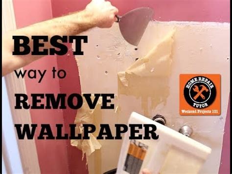 How To Remove Difficult To Remove Wallpaper